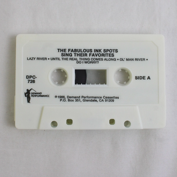 The Fabulous Ink Spots Sing Their Favorites Cassette, DCP-726 1986