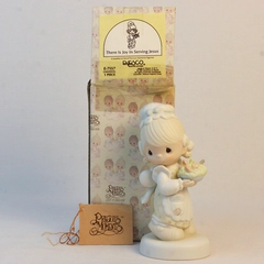 Enesco Precious Moments Figure “There Is Joy In Serving Jesus” 1981 E-7157