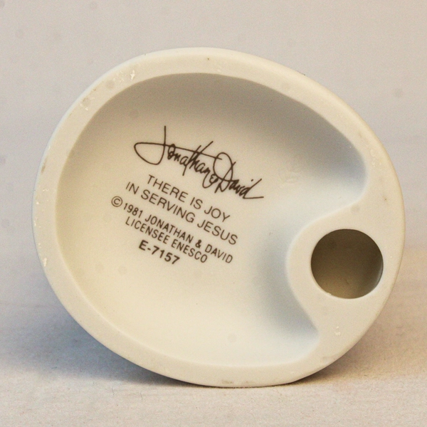 Enesco Precious Moments Figure “There Is Joy In Serving Jesus” 1981 E-7157