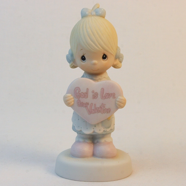Enesco Precious Moments Figure “God Is Love, Dear Valentine” 1981 E-7154