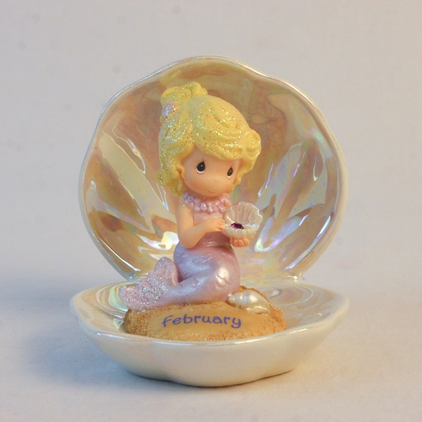 Enesco Precious Moments Figure “Mermaid Of The Month February” 2003 #109218