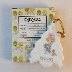 Enesco Precious Moments Figure “Mini Birthstone Hanging Ornament Feb” 96' 327255
