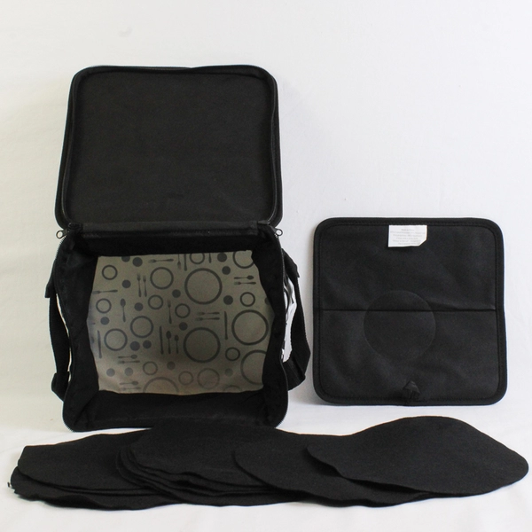 The Container Store Dinner Is Served Bread/Dessert Plate Storage Container