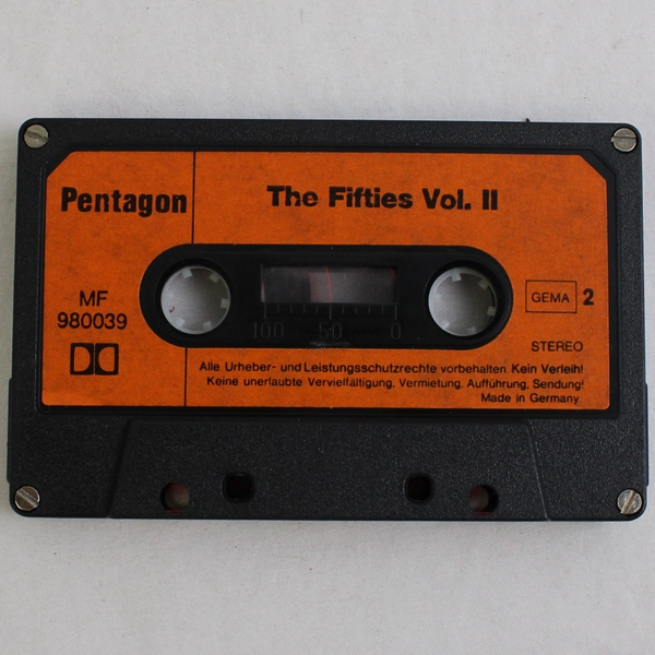 Golden Hits The 50's, Vol. 2 Various Artists Cassette Tape MF980039