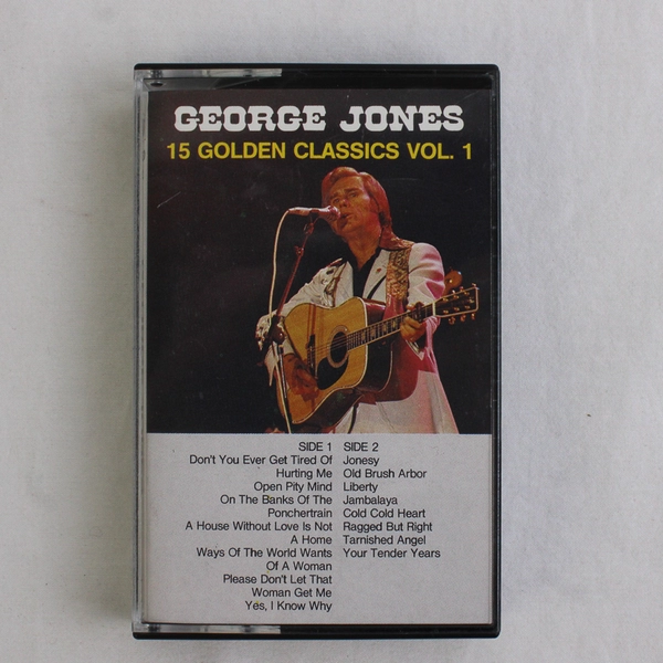 George Jones 15 Golden Classics Vol. 1 Cassette Tape 40032