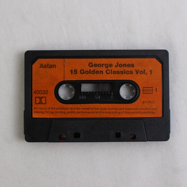 George Jones 15 Golden Classics Vol. 1 Cassette Tape 40032