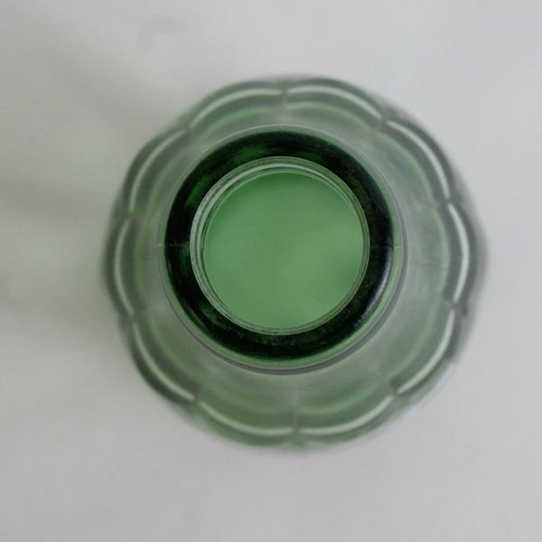 Vintage Green Glass Coca-Cola Coke Bottle Greece Empty 6.5 OZ