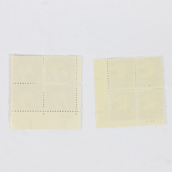 Lot Of 2 USPS Eagle Stamp Blocks Non Denominational B Rate C Rate 1981 MNH