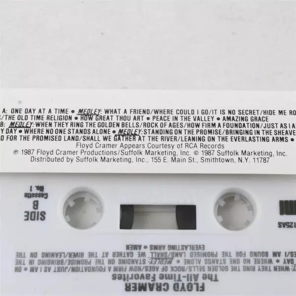 Floyd Cramer The All Time Favorites Album No.1 Cassette Tape Untested