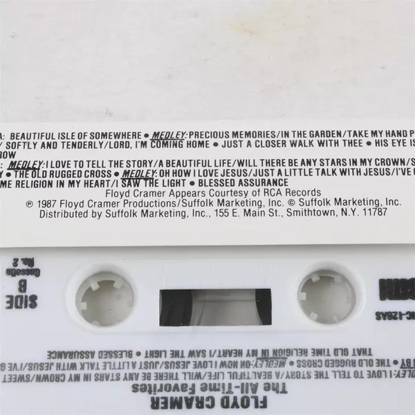 Floyd Cramer The All-Time Favorites Album No. 2 Cassette 1987