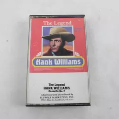 Hank Williams The Legend Cassette No. 2 Classic Country Tape