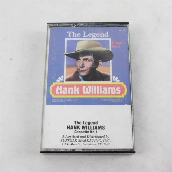 Hank Williams The Legend No. 1 Cassette Tape Acceptable Untested