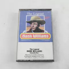 Hank Williams The Legend No. 1 Cassette Tape Acceptable Untested