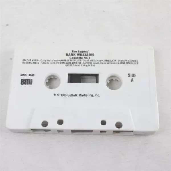 Hank Williams The Legend No. 1 Cassette Tape Acceptable Untested