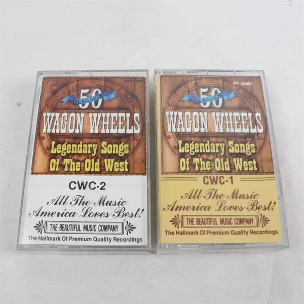 Wagon Wheels Legendary Songs of the Old West Cassette Set 1992 Tapes 1&2