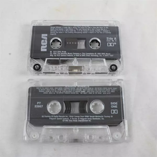 Wagon Wheels Legendary Songs of the Old West Cassette Set 1992 Tapes 1&2