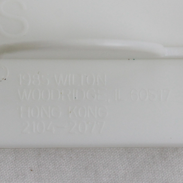 Lot of 5 VTG 1985 Wilton Plastic Message Press Pieces Cake Decorating