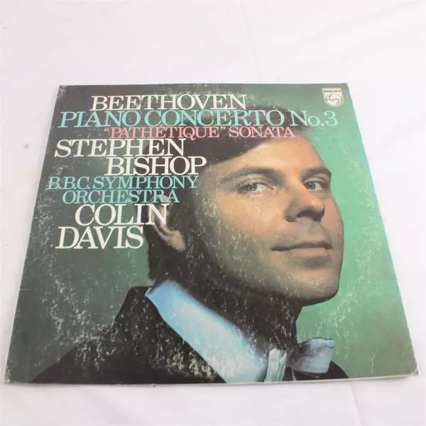 Beethoven Piano Concerto No.3 Stephen Bishop Colin Davis Netherlands LP