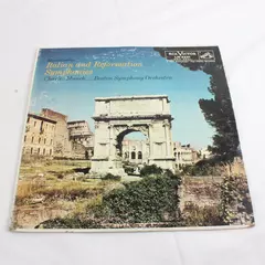 Munch Boston Mendelssohn Italian and Reformation Symphonies LP LM-2221 Mono (TO)