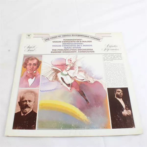The Sound of Genius Masterworks Library Vinyl Tchaikovsky Mendelssohn LP Used