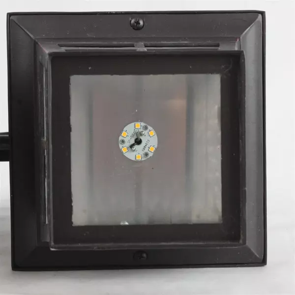 Outdoor Lantern Brushed Patina Finish Used Untested