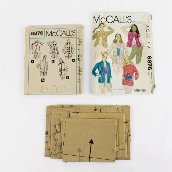 Lot of 3 Sewing Patterns McCall's 7461 & 6876 Sz 16, Butterick 3027 Sz 14-18