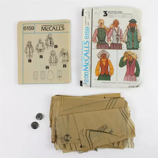 Lot of 2 McCall's Sewing Patterns 5948 M & 6159 Size 14-18 Vintage