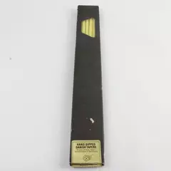 Danish Tapers 15" Hand Dipped Candles Box of 12 Good Condition