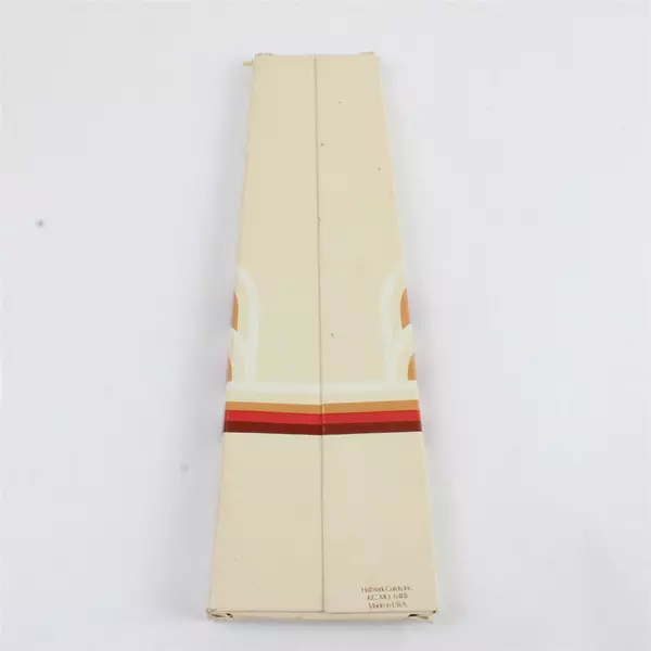 Vintage Hallmark Box of 6 10" Yellow Hostess Taper Candles