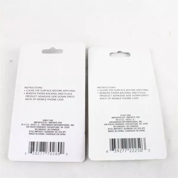 Lot of 2 E-Circuit Phone Ring Holder Kickstand Adhesive Low-Profile