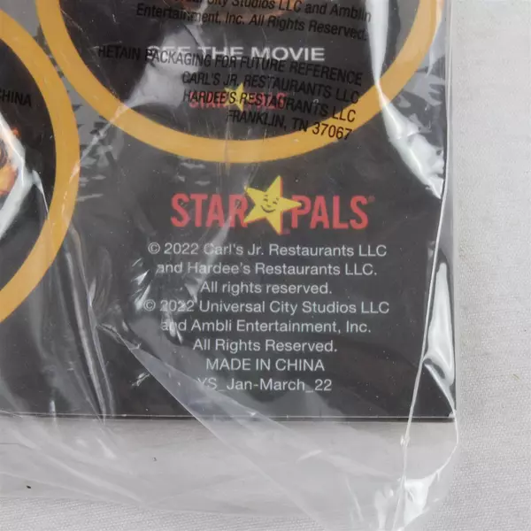 Hardee's Carl's Jr Jurassic World Match Game Kids Meal Toy Sealed