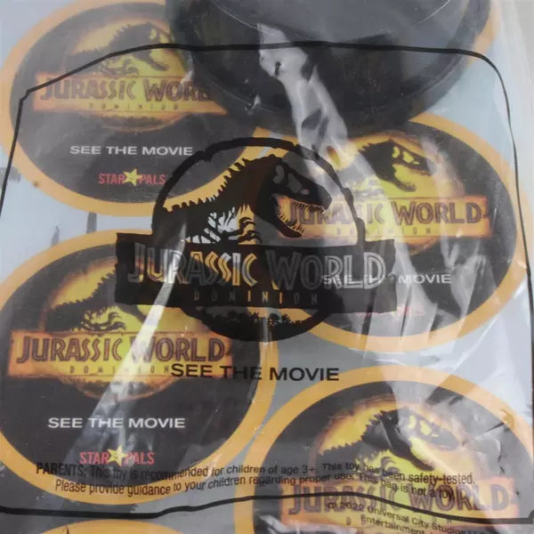 Hardee's Carl's Jr Jurassic World Match Game Kids Meal Toy Sealed