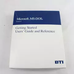 Vintage Microsoft MS-DOS 5.0 Users Guide & Reference BTI
