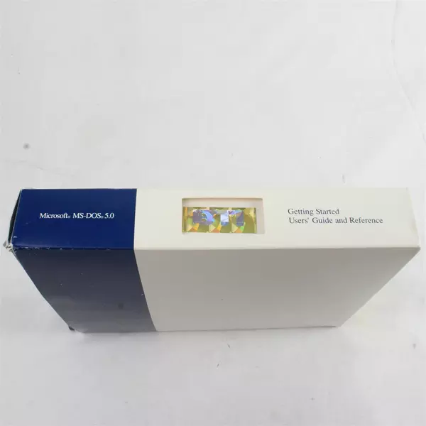 Vintage Microsoft MS-DOS 5.0 Users Guide & Reference BTI