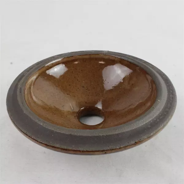 Brown Ceramic Stoneware Lid for Soup Bowl or Mug 4.75in (Only the Lid)
