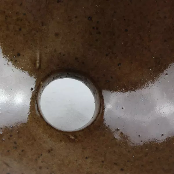 Brown Ceramic Stoneware Lid for Soup Bowl or Mug 4.75in (Only the Lid)