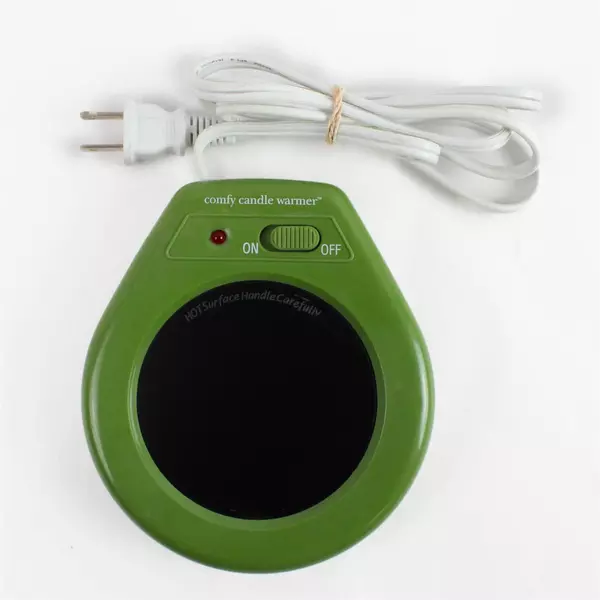 Comfy Candle Warmer Green Electric Warming Tray Wax Melter Hot Beverage CS-2