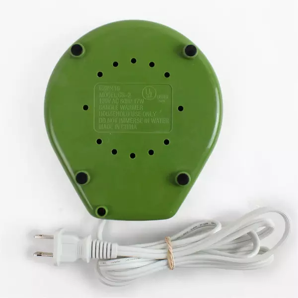 Comfy Candle Warmer Green Electric Warming Tray Wax Melter Hot Beverage CS-2