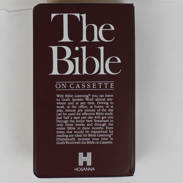 The Bible on Cassette NIV New Testament 12 Tapes Hosanna