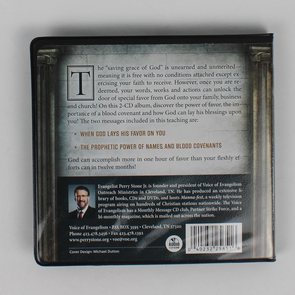 Perry Stone God Wants To Give You A Favor 2 CD Audio Book