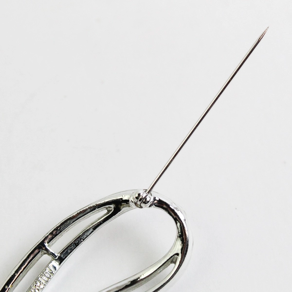 Vintage Sarah Coventry Silver Tone Brooch Pin 2.75 inches