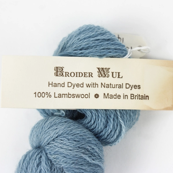 Lot 2 Lamb's Wool Needlepoint Yarn Twists Broider Wul Hank Blue & Maroon New