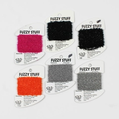Lot of 6 Fuzzy Stuff Needlepoint Threads,15 Yds., Ass'd Colors, New 