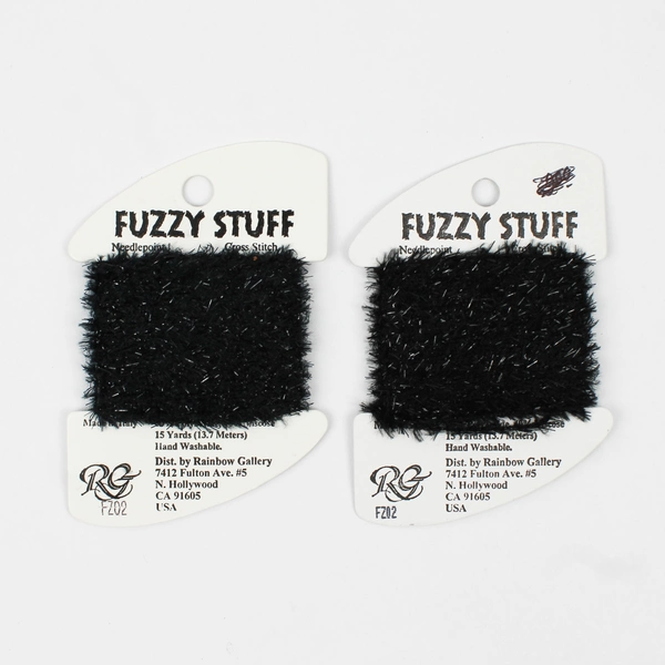 Lot of 6 Fuzzy Stuff Needlepoint Threads,15 Yds., Ass'd Colors, New 