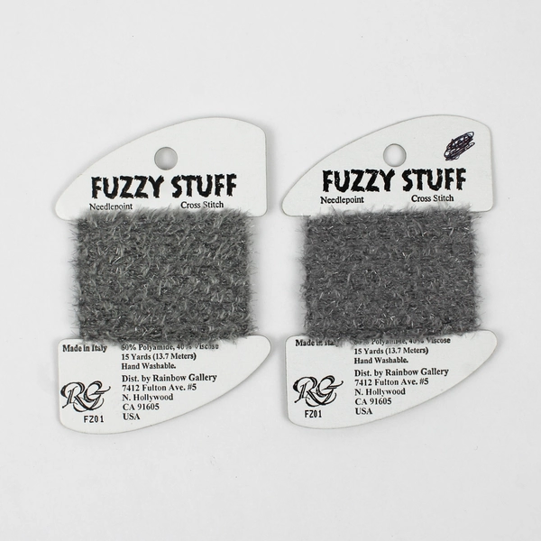Lot of 6 Fuzzy Stuff Needlepoint Threads,15 Yds., Ass'd Colors, New 