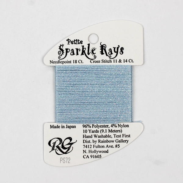 Lot of 5 Rainbow Gallery Crystal Braid Threads. Asst'd Colors, New