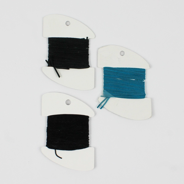 Lot of 3 Ultra-Suede and Very Velvet Yarn, Black and Teal New