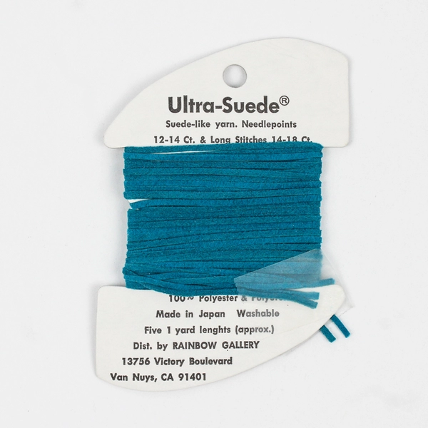 Lot of 3 Ultra-Suede and Very Velvet Yarn, Black and Teal New
