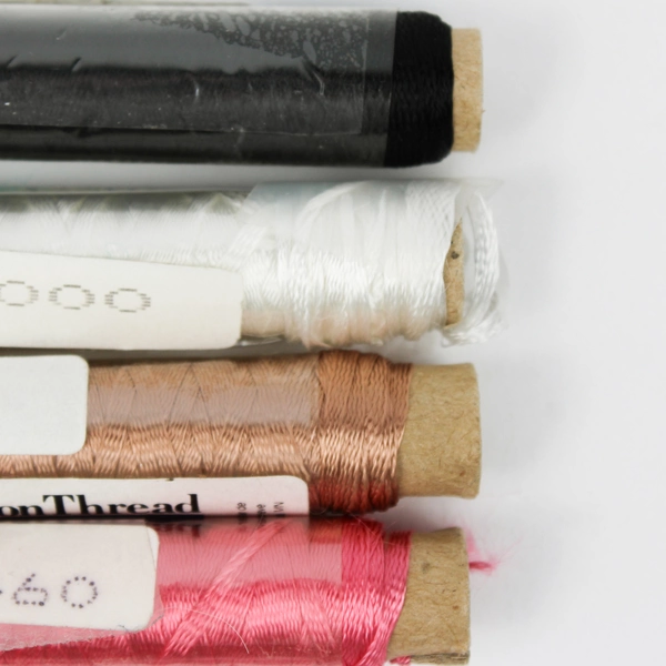 Lot of 9 Spools of Rayon Ribbon Thread 10 Meters Each Assorted Colors New