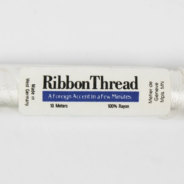 Lot of 9 Spools of Rayon Ribbon Thread 10 Meters Each Assorted Colors New